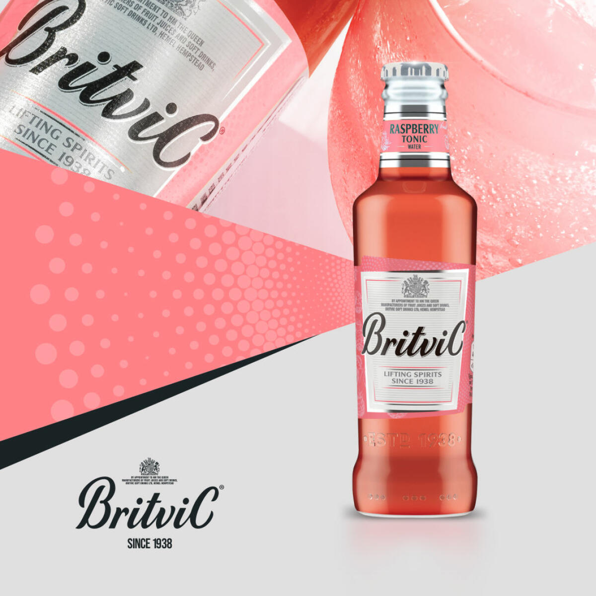 Britvic lanza su nuevo sabor afrutado con la tónica rosa de Frambuesa